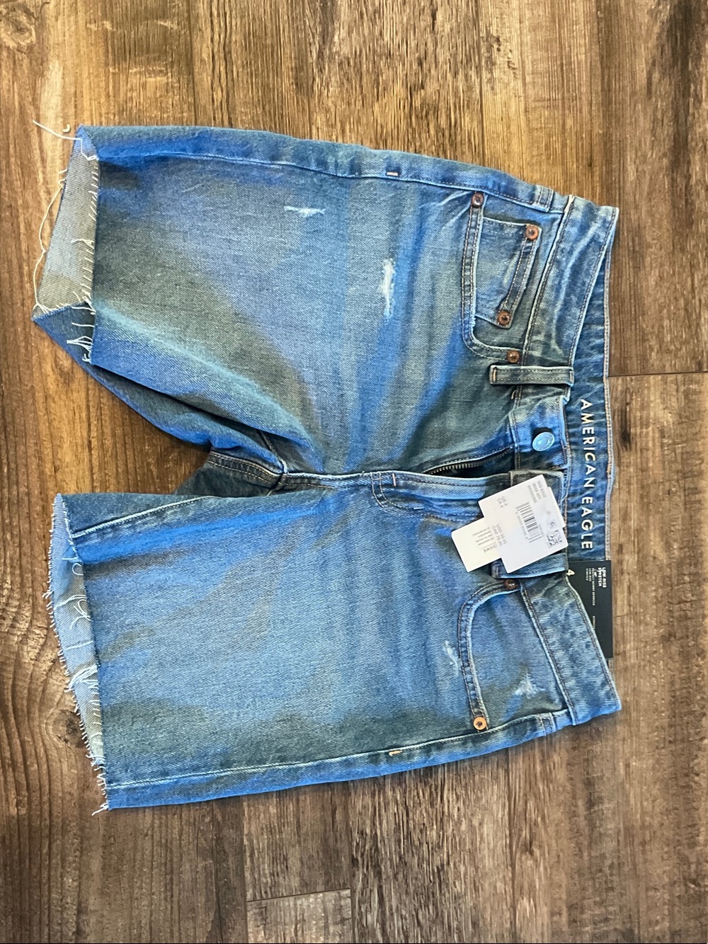 American Eagle Outfitters Blue Denim Boyfriend Shorts